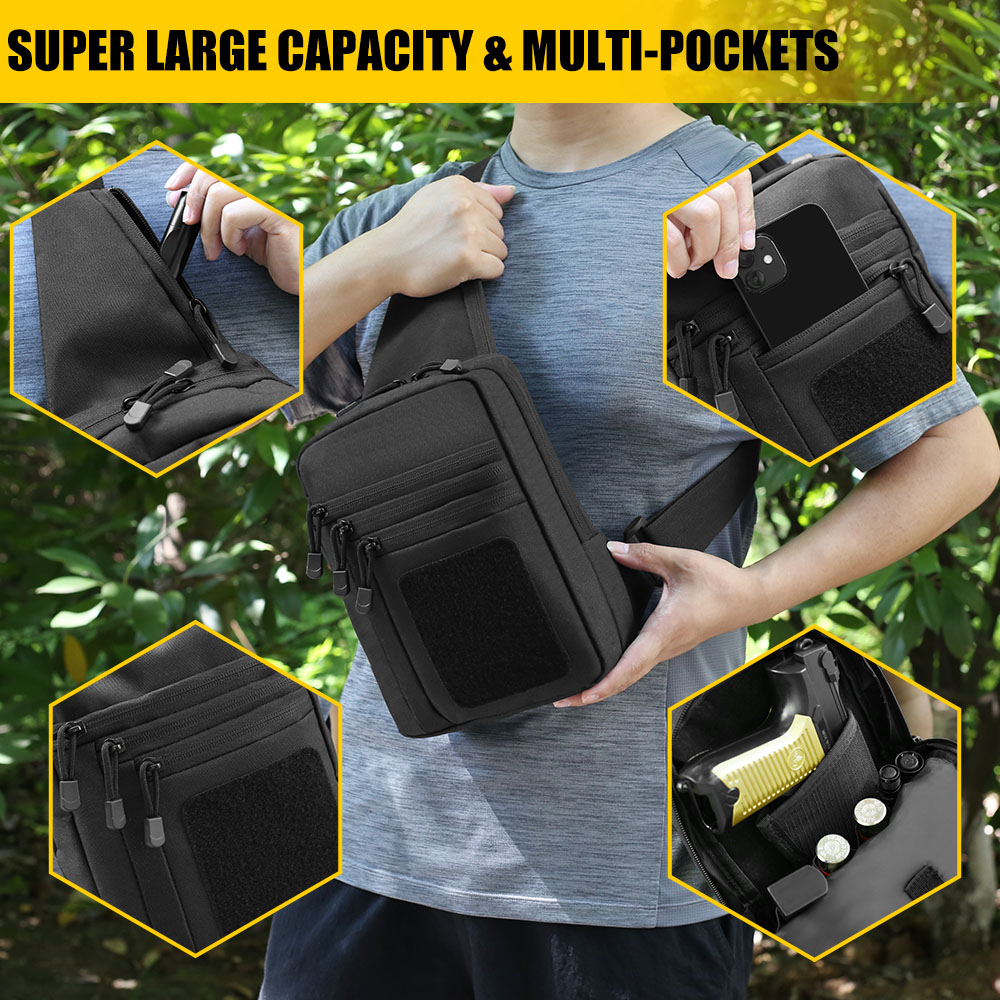 Edc Concealed Carry Bag - Tactical Pistol Gun Bag Concealed Carry