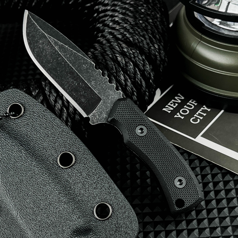 Edc Carry Fixed Blade - High Hardness Compact Fixed Blade Knife