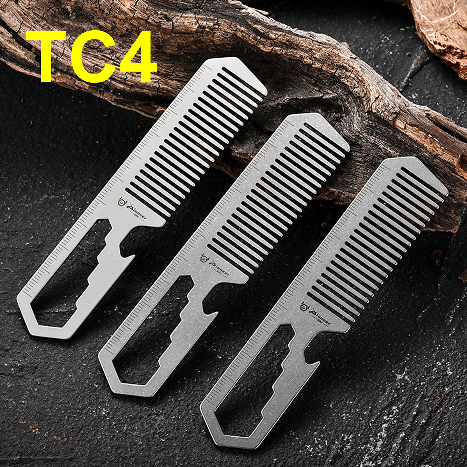TC4 Titanium Alloy Comb, Bottl - Comb Pocket Titanium のレビューと価格