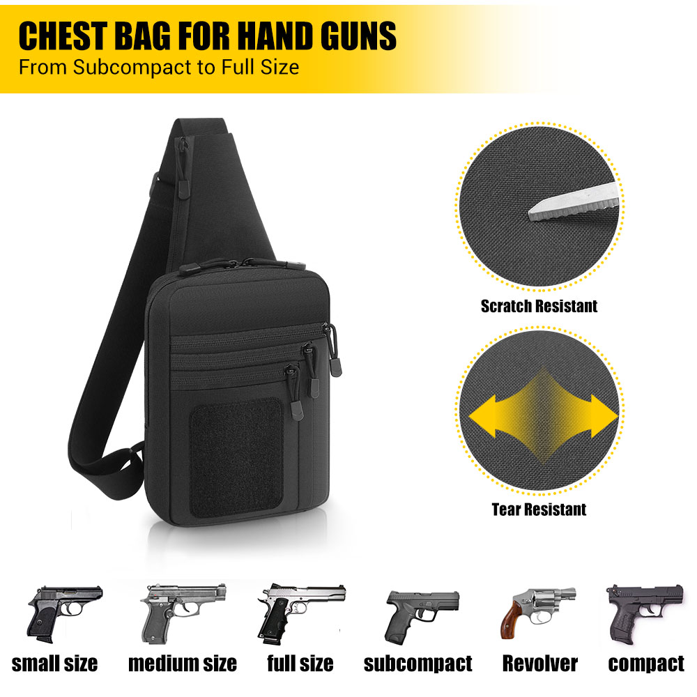 Tactical Pistol Gun Bag Concea - Edc Concealed Carry Bag のレビューと価格
