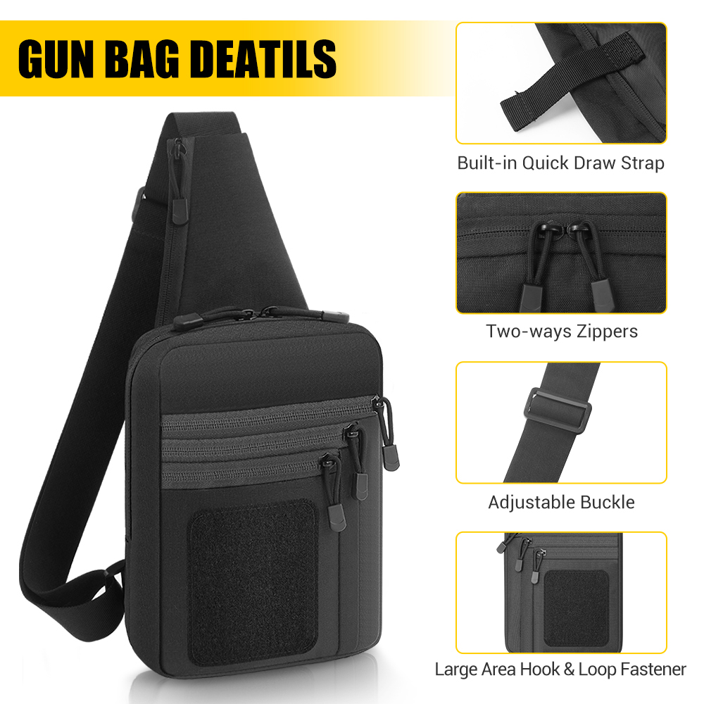 Tactical Pistol Gun Bag Concea - Edc Concealed Carry Bag のレビューと価格