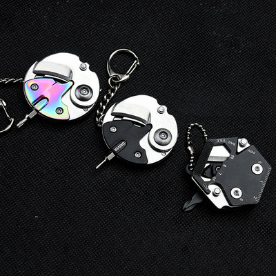 Mini EDC Folding Knife Coin Po - Edc Carry Coins のレビューと価格