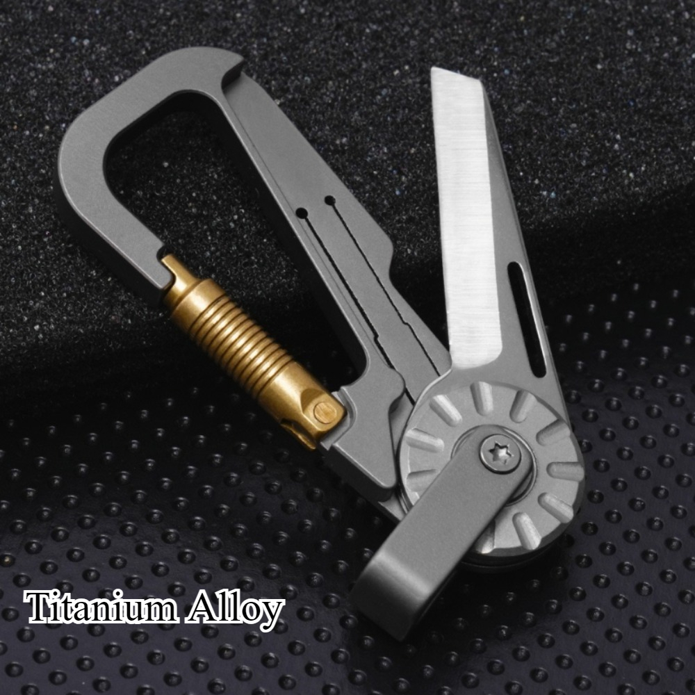 New Mini Titanium Alloy Keycha - Edc Car Carry のレビューと価格
