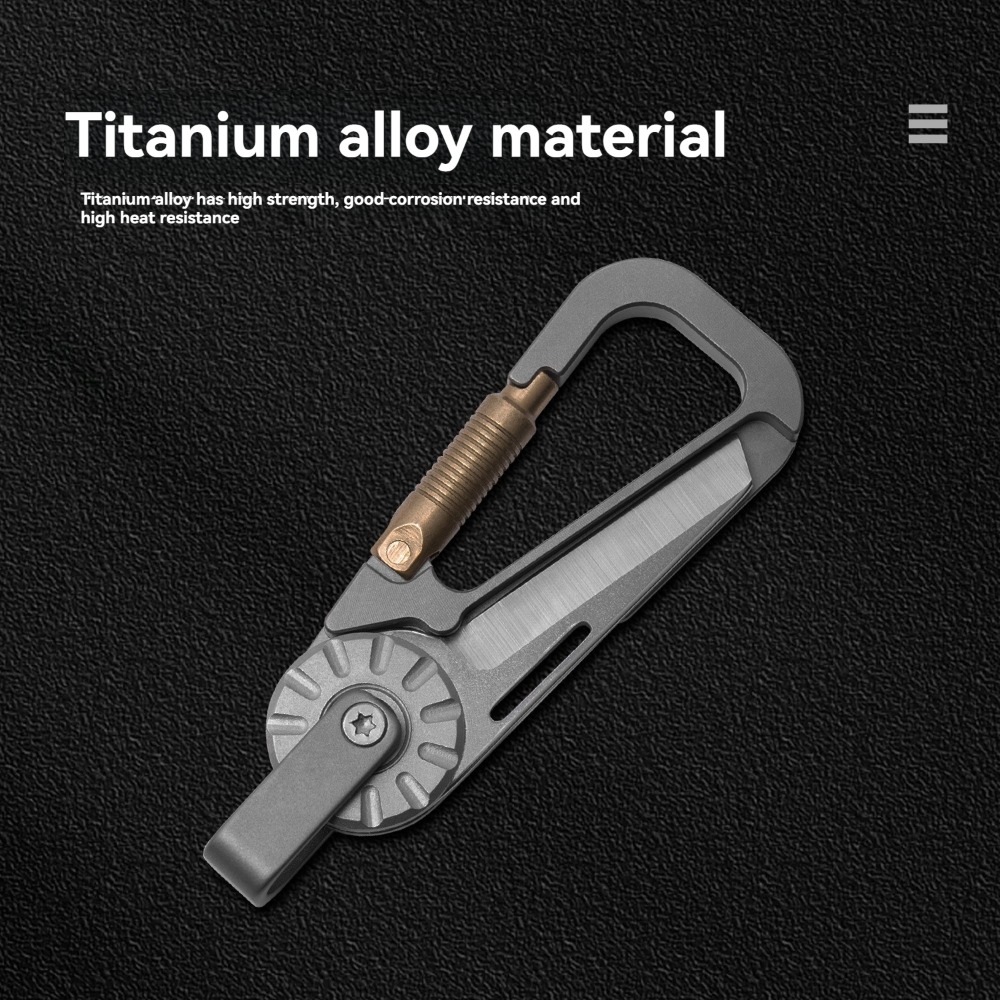 New Mini Titanium Alloy Keycha - Edc Car Carry のレビューと価格