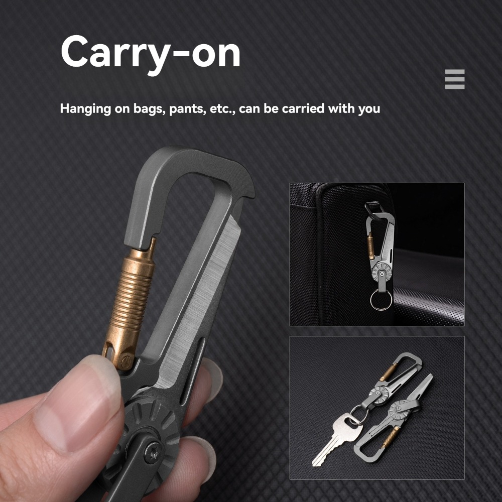 New Mini Titanium Alloy Keycha - Edc Car Carry のレビューと価格