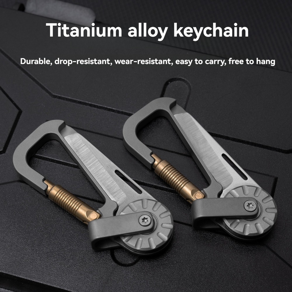 New Mini Titanium Alloy Keycha - Edc Car Carry のレビューと価格