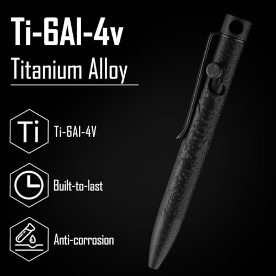 Bolt Action EDC Pen with Clip  - Edc Every Day Carry おもちゃ のレビューと価格