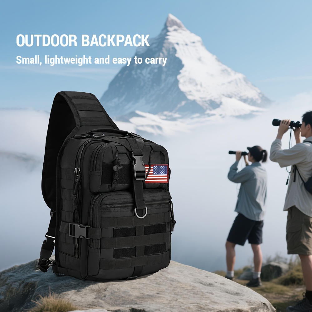 1pc 6.6gal Tactical Sling Back - Edc Front Carry Bag のレビューと価格