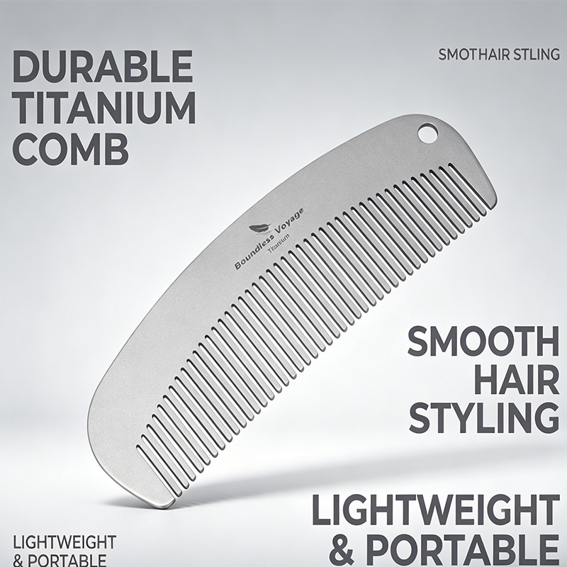 Boundless Voyage Titanium Comb - Comb Pocket Titanium のレビューと価格