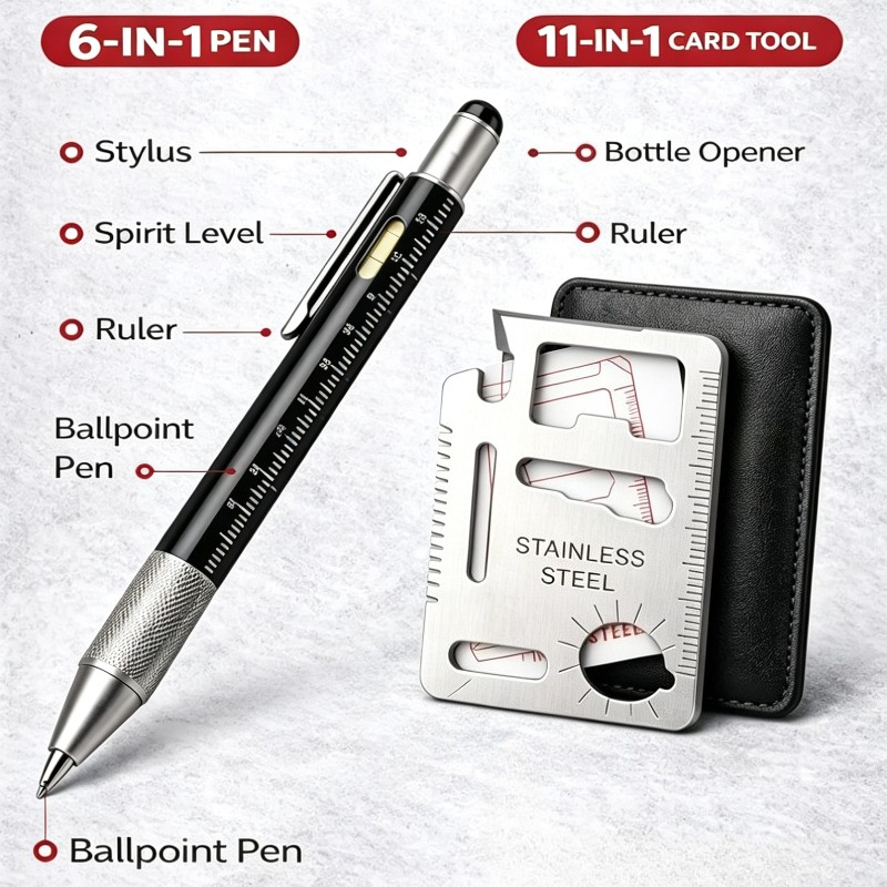 Men Gifts 6-in-1 Multitool Pen - Edc Every Day Carry おもちゃ のレビューと価格
