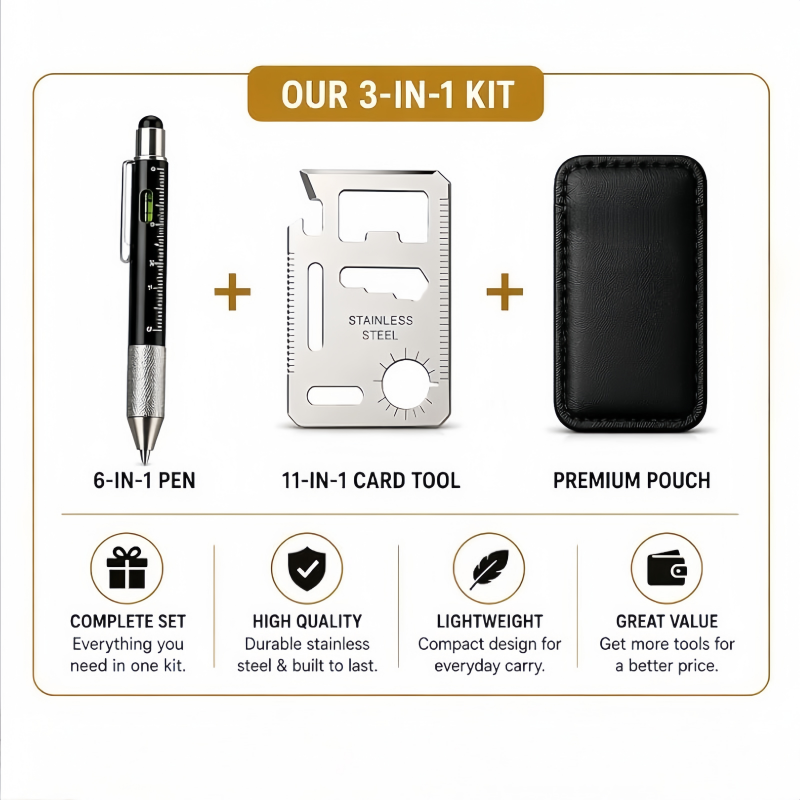 Men Gifts 6-in-1 Multitool Pen - Edc Every Day Carry おもちゃ のレビューと価格