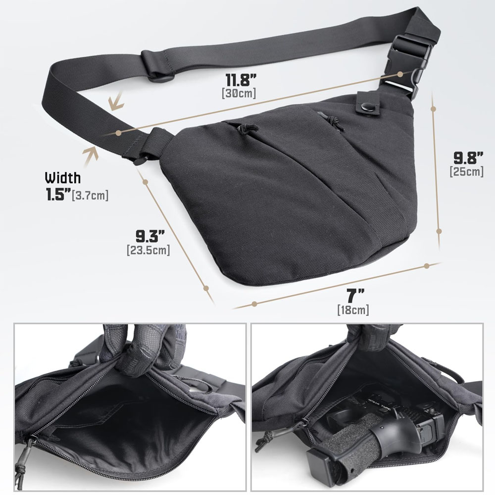 Tactical Concealed Gun Carry B - Edc Concealed Carry Bag のレビューと価格