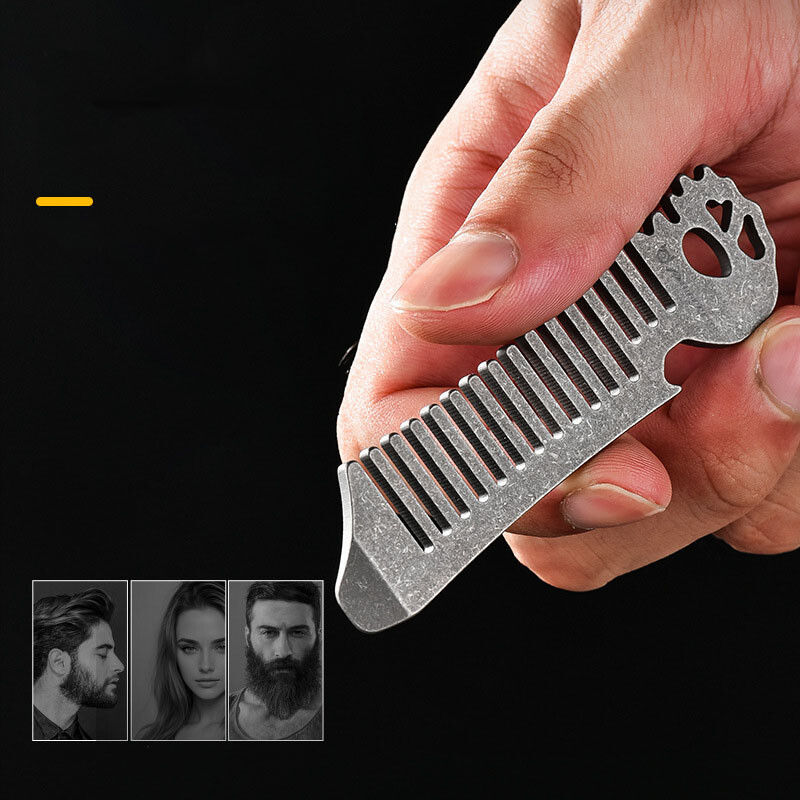 Titanium alloy comb with bottl - Comb Pocket Titanium のレビューと価格