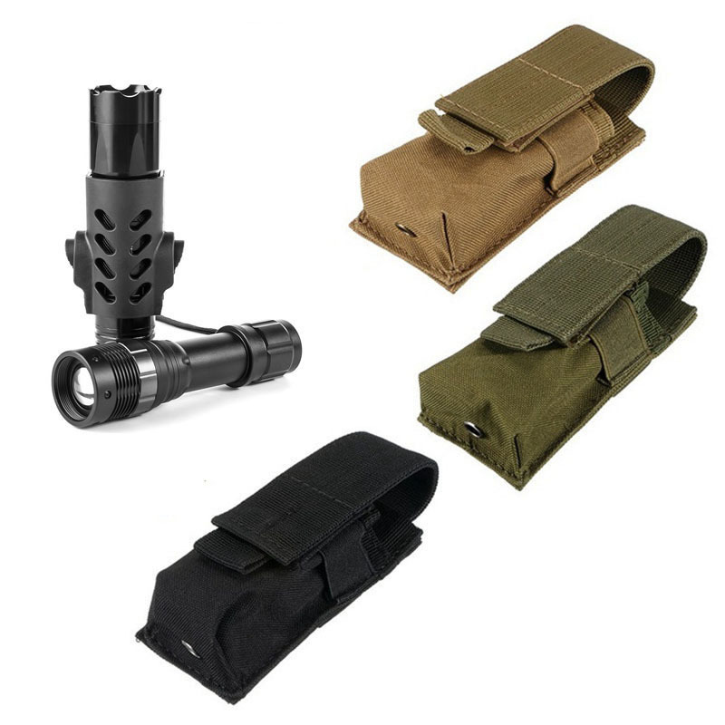 Tactical Molle Flashlight Pouc - Edc Carry Knife のレビューと価格