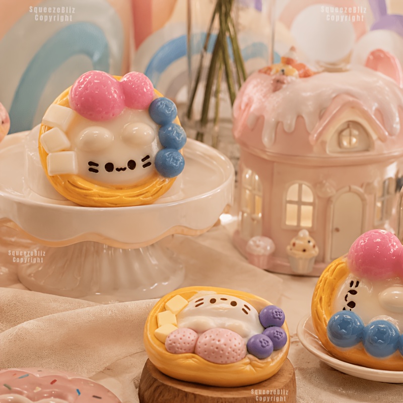 Cute Strawberry Egg Tart Squis - Edc Car Carry のレビューと価格