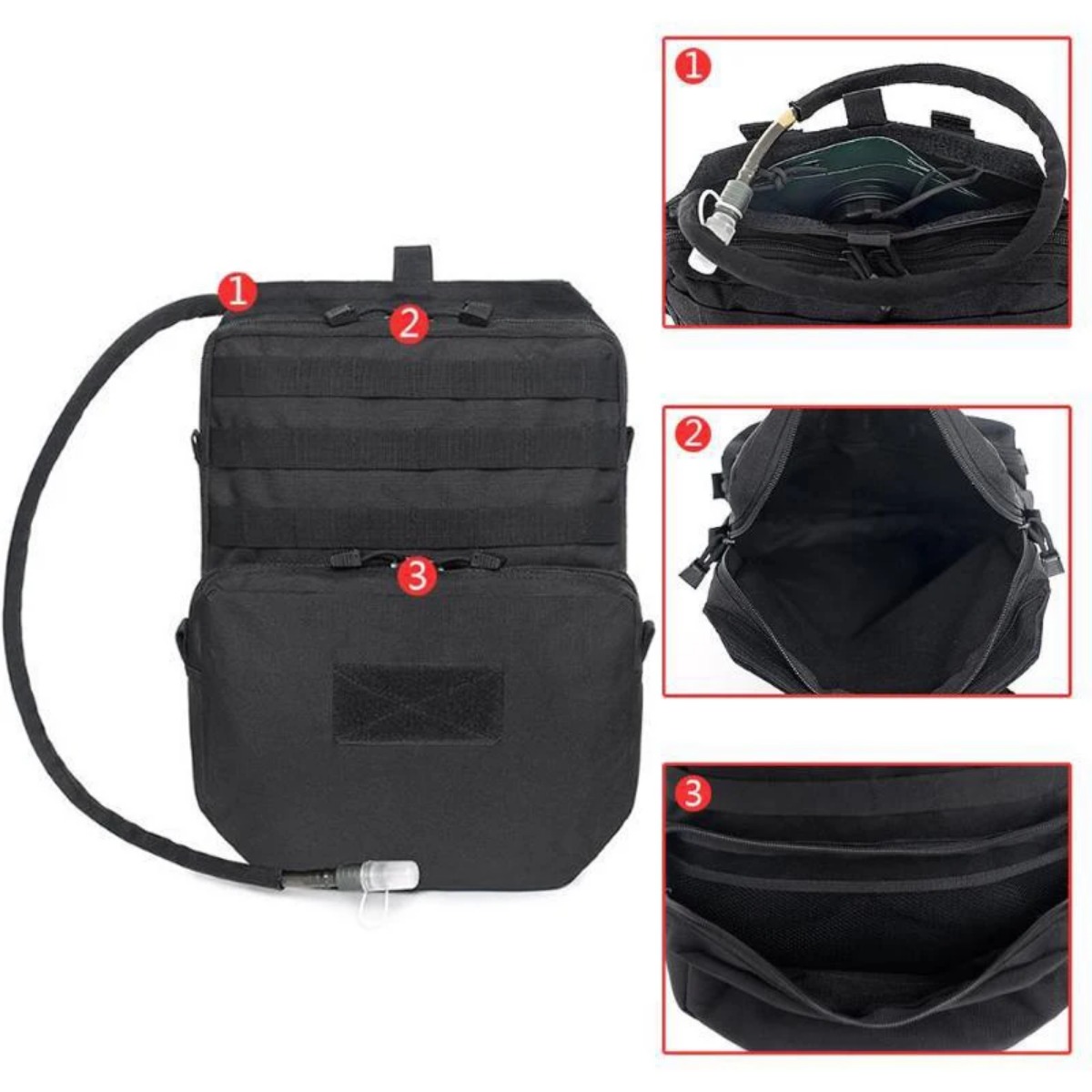 Outdoor Molle Bag Camping Hydr - Edc Everyday Carry のレビューと価格