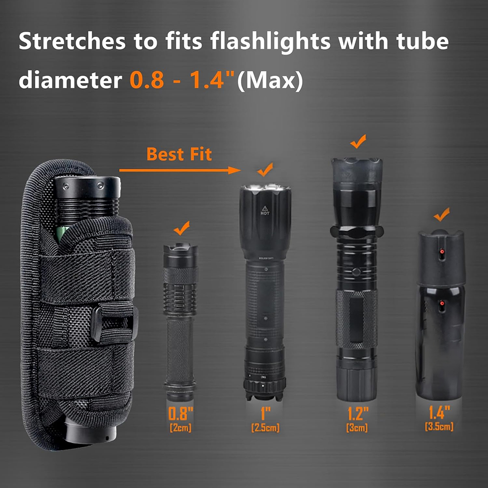 Tactical Flashlight Pouch Hols - Edc Concealed Carry Bag のレビューと価格
