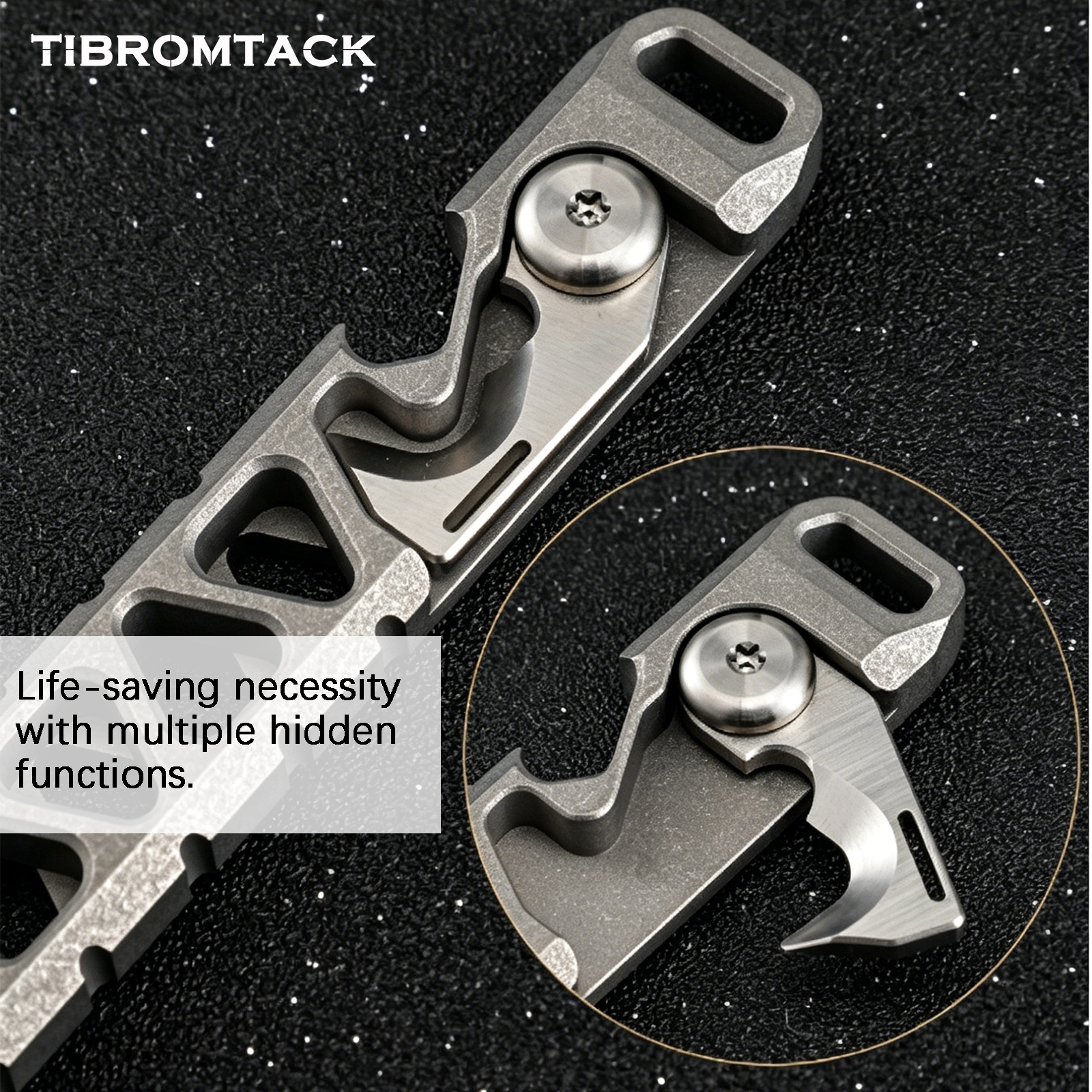 TIBROMTACK Titanium Multi-Func - Edc Every Day Carry おもちゃ のレビューと価格