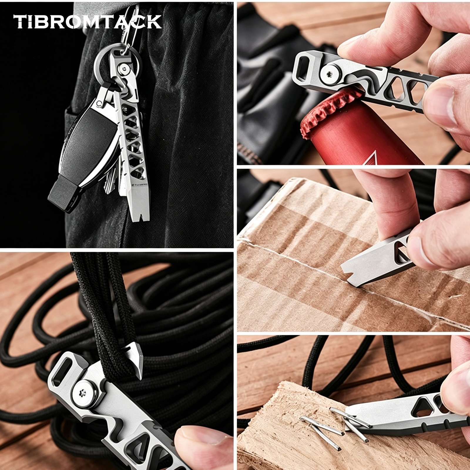 TIBROMTACK Titanium Multi-Func - Edc Every Day Carry おもちゃ のレビューと価格