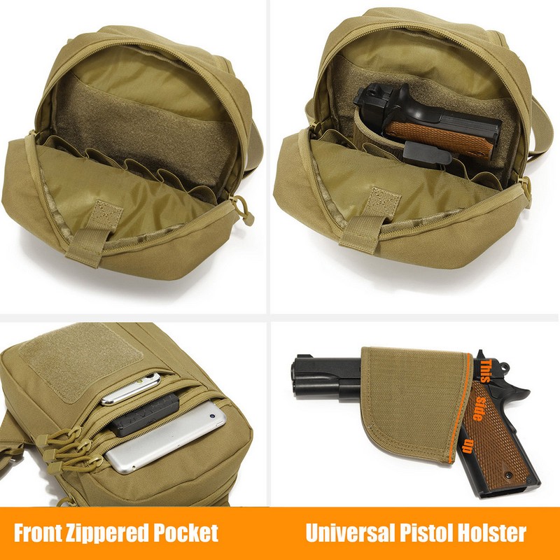 EDC 1000D Tactical Chest Bag P - Edc Concealed Carry Bag のレビューと価格