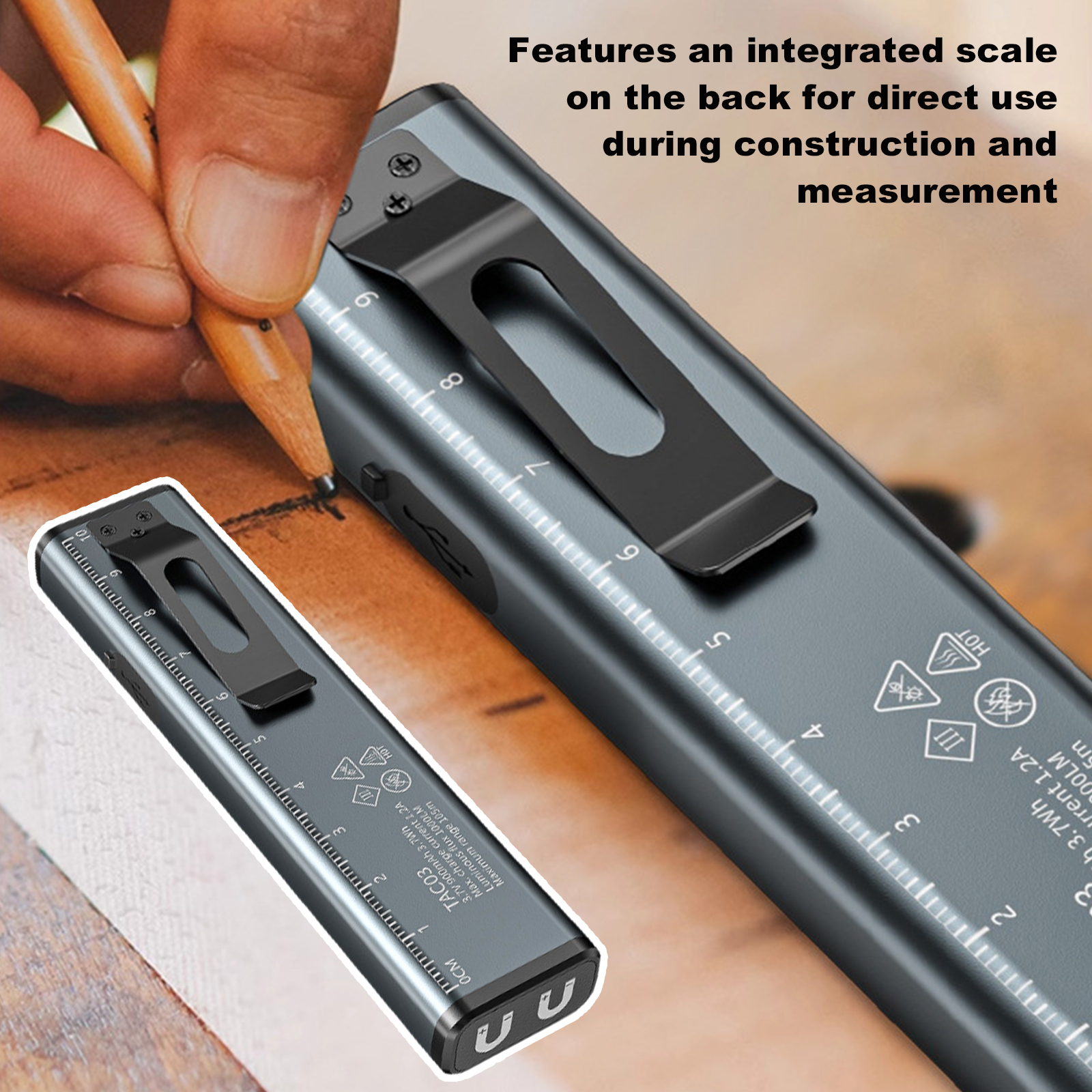 Flat EDC Flashlight Solar Rech - Edc Car Carry のレビューと価格