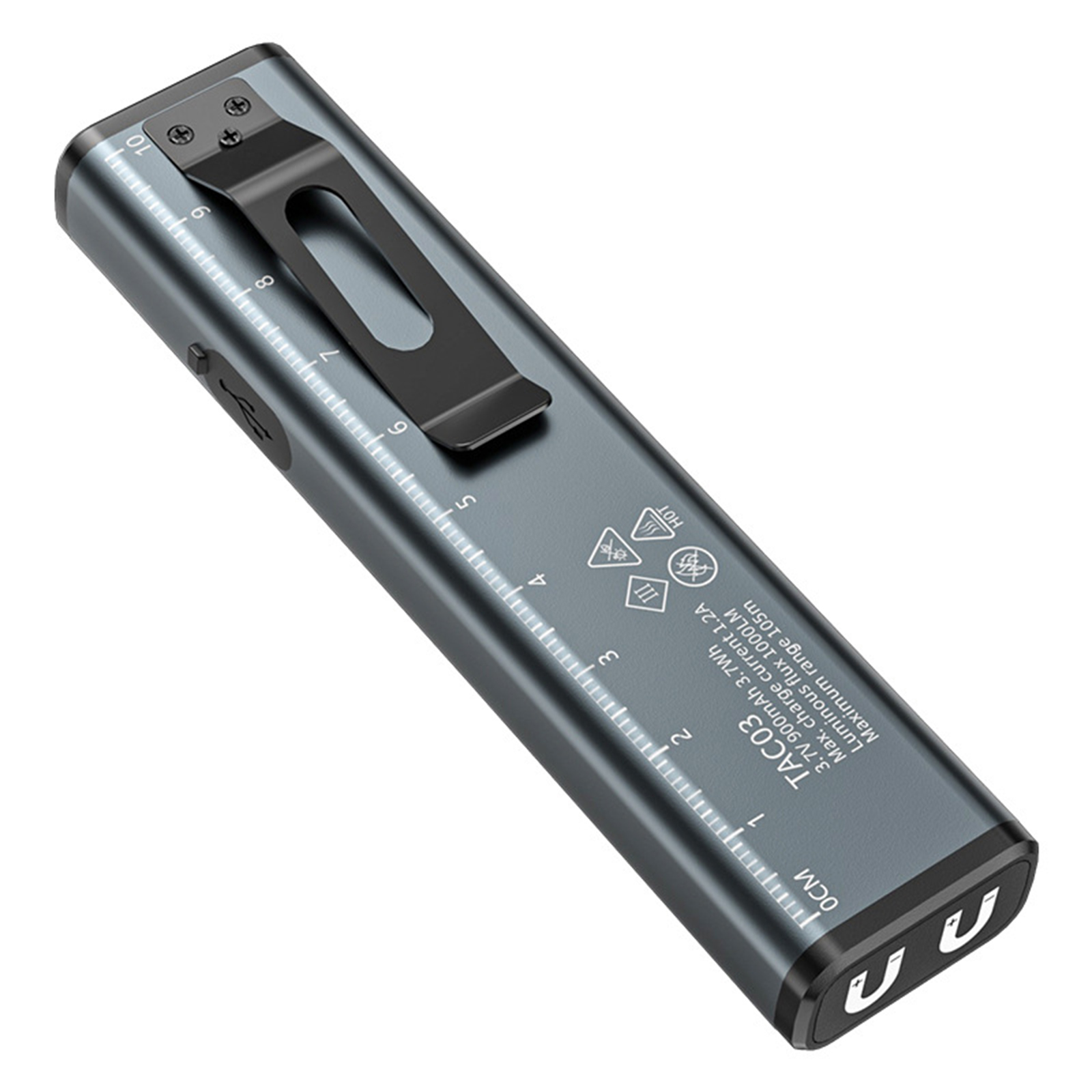 Flat EDC Flashlight Solar Rech - Edc Car Carry のレビューと価格