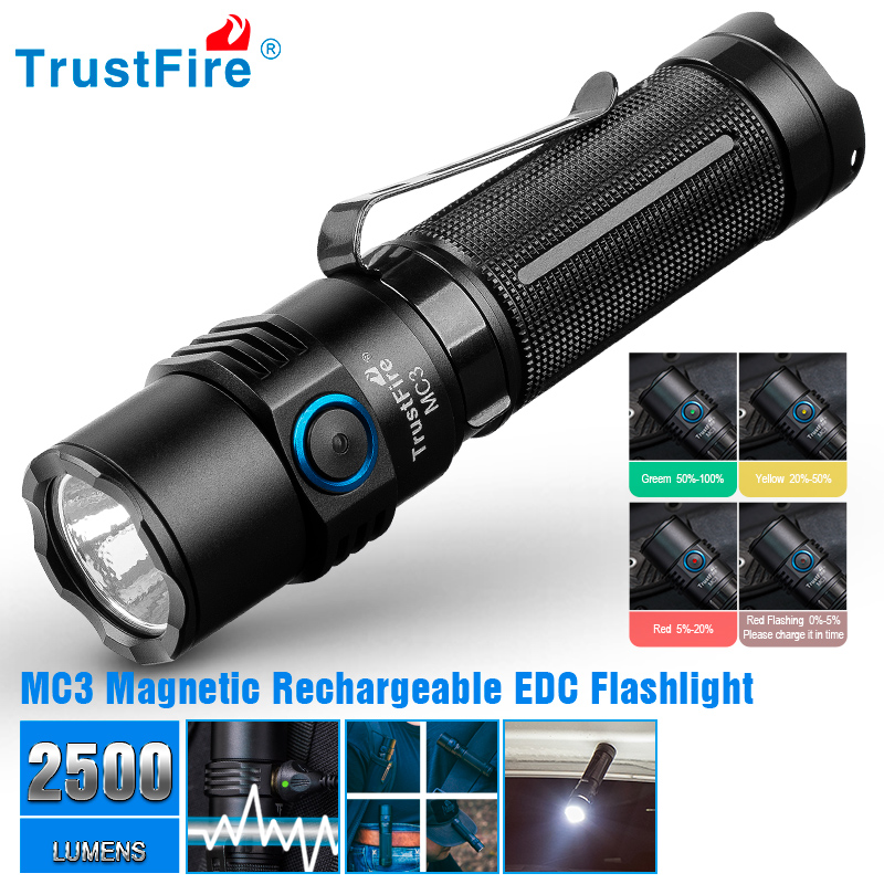Trustfire Mc3 High Power Recha - Edc Car Carry のレビューと価格