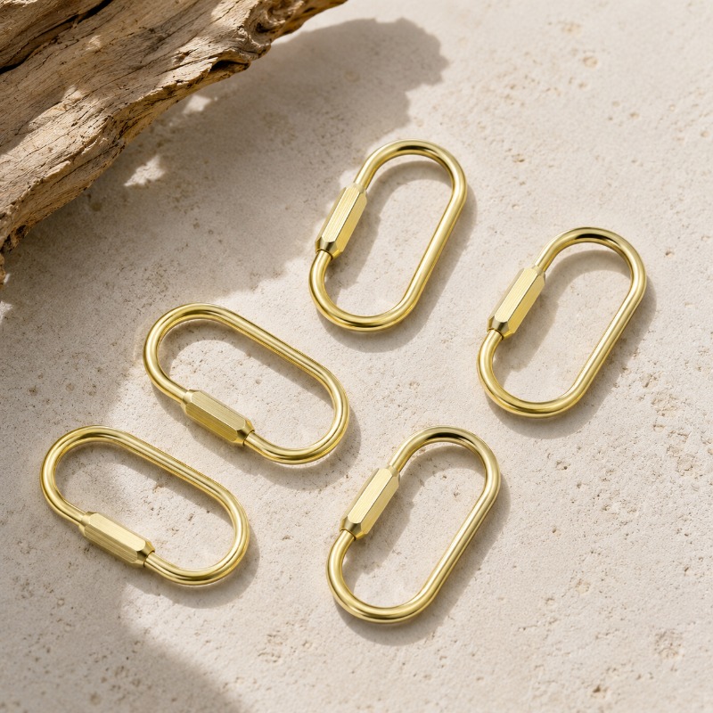 Pure Copper D-Ring Screw Key R - Edc Car Carry のレビューと価格