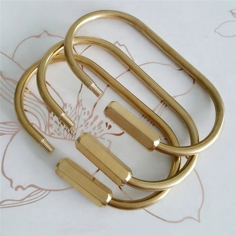 Solid Brass Screw Type D-Ring  - Edc Car Carry のレビューと価格