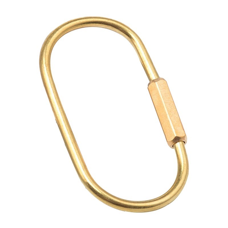Solid Brass Screw Type D-Ring  - Edc Car Carry のレビューと価格