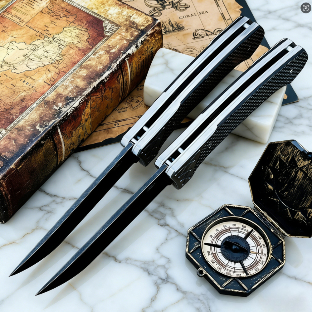 D2 Steel Folding Knife with Ca - Edc Every Day Carry おもちゃ のレビューと価格