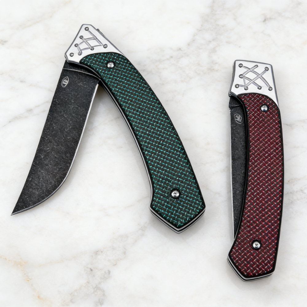 D2 Steel Folding Knife with Ca - Edc Every Day Carry おもちゃ のレビューと価格