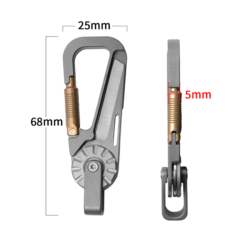 Titanium Alloy Car Keychain fo - Edc Car Carry のレビューと価格