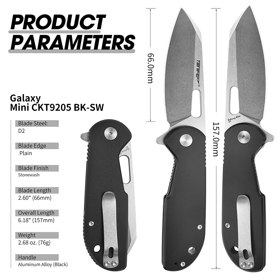TONIFE Galaxy Mini CKT9205 Fol - Edc Every Day Carry おもちゃ のレビューと価格