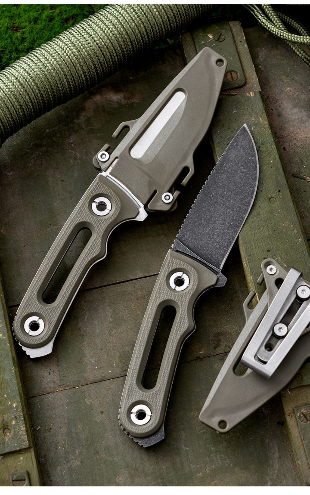 FX Portable Fixed Blade Knife  - Edc Carry Fixed Blade のレビューと価格