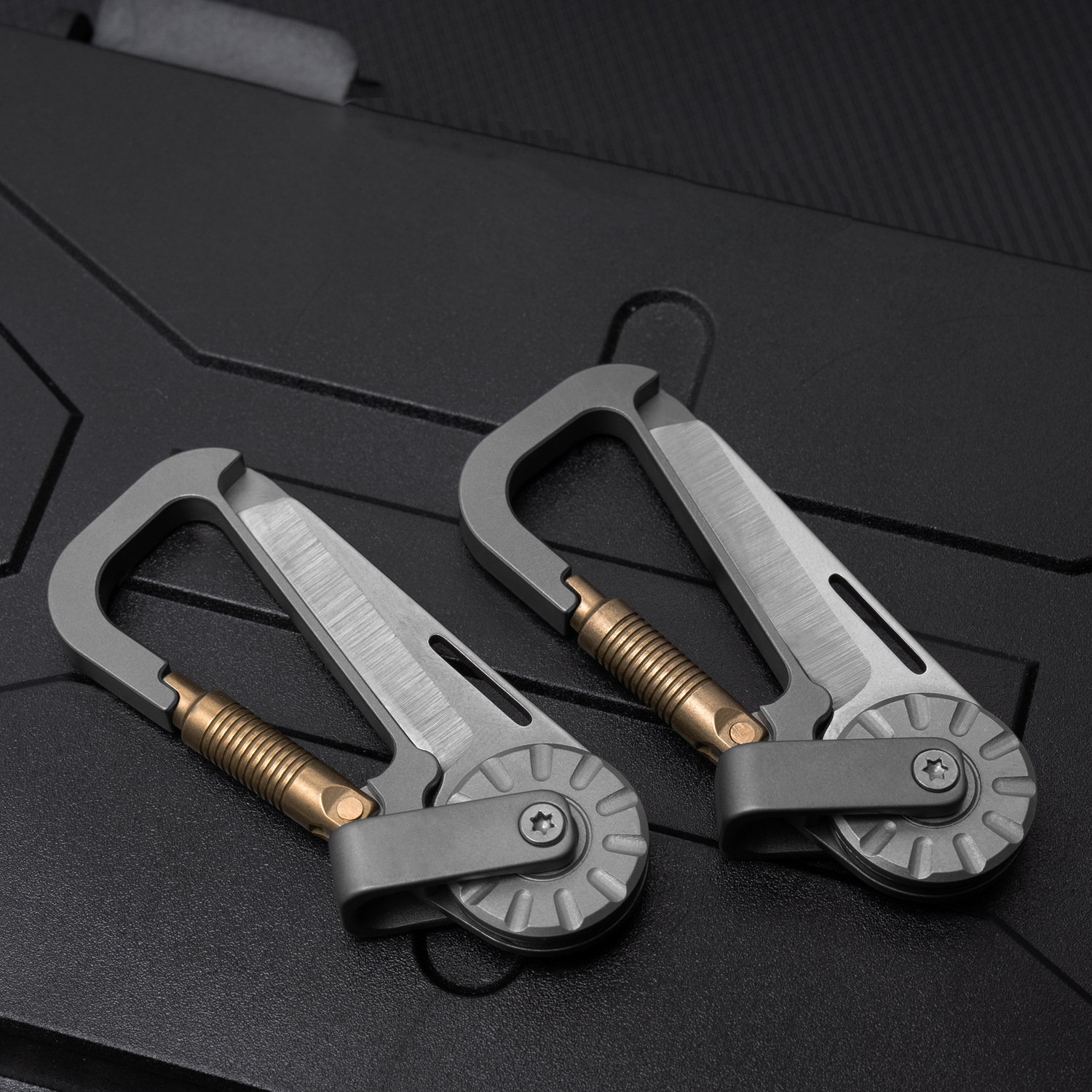 Titanium Alloy EDC Keychain Wi - Edc Car Carry のレビューと価格