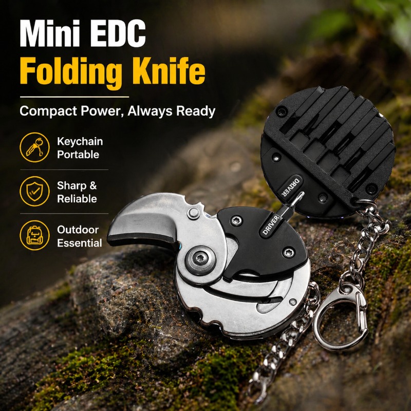 Coin Pocket Outdoor Folding Kn - Edc Carry Coins のレビューと価格