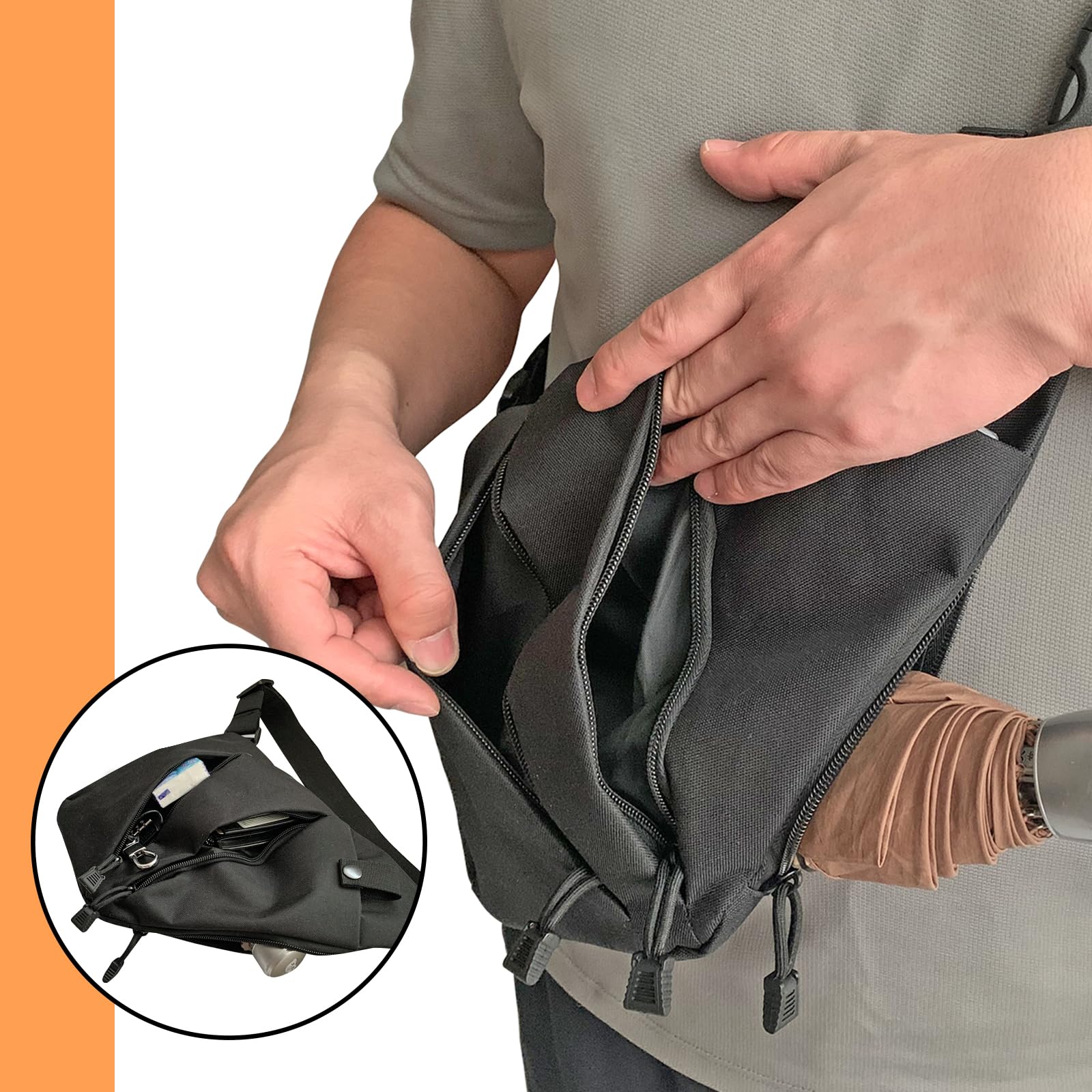 Tactical Crossbody Sling Bag E - Edc Concealed Carry Bag のレビューと価格