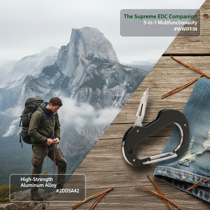 Outdoor Climbing Carabiner Mul - Edc Carry Knife のレビューと価格