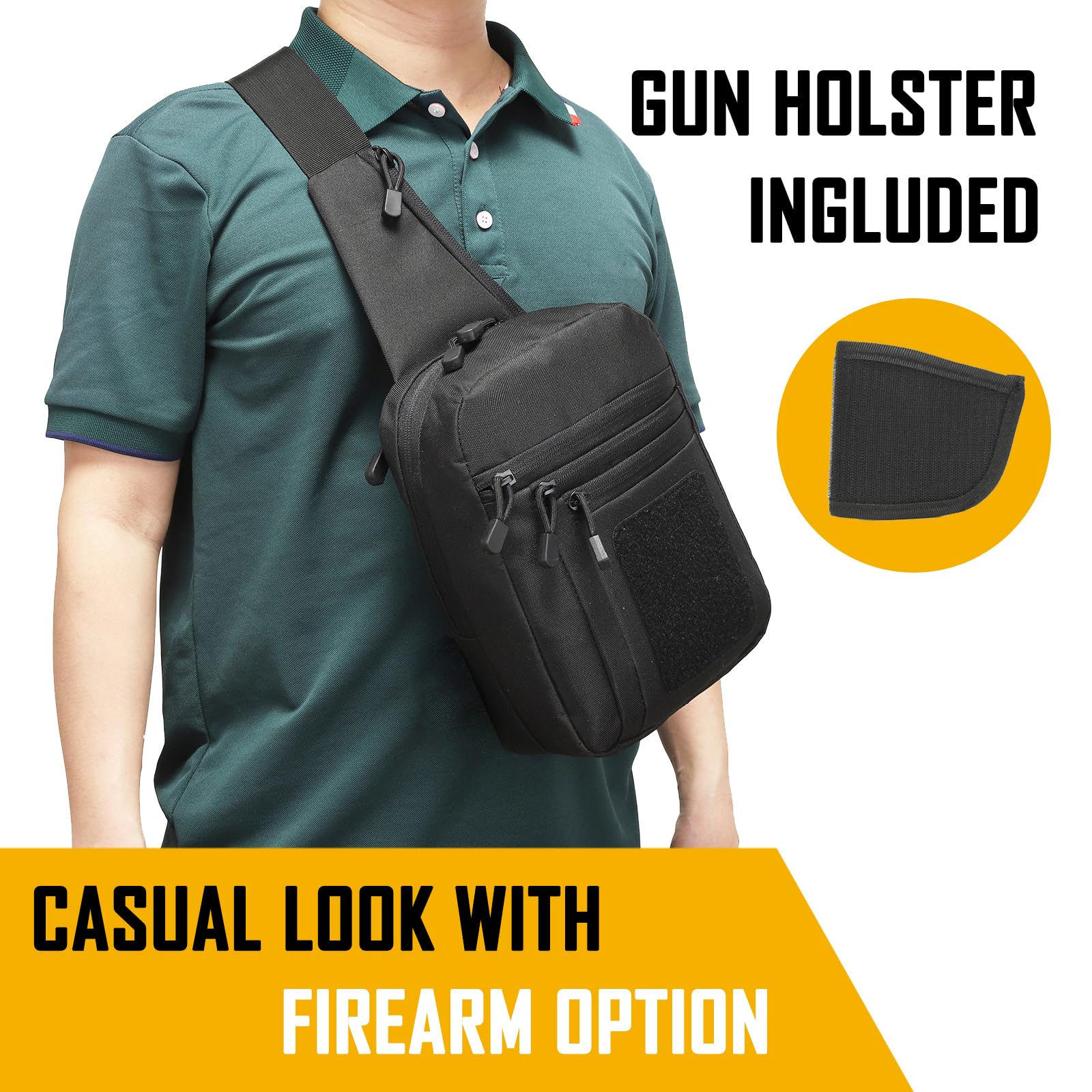 Concealed Carry Crossbody Bag  - Edc Concealed Carry Bag のレビューと価格